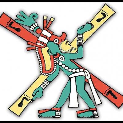 Quetzalcoatl con la cruz